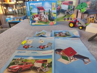 Playmobil granja 4490 + porsche 9376 + 70138 +6929