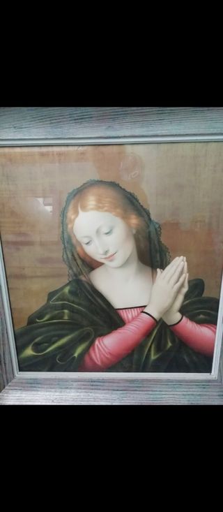 Cuadro Virgen,reproducción Benjamín J Gordon