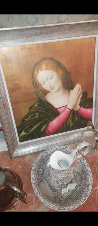 Cuadro Virgen,reproducción Benjamín J Gordon