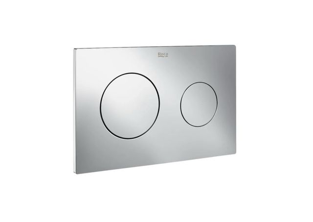 Lote 2 Placas Pulsador Roca PL10 Cromada