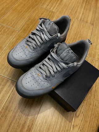 Zapatillas Nike Air Force 1 Gris Naranja