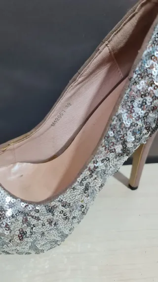 Tacones Festissimo Lentejuelas Plataforma