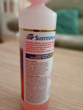  Sustituto Gasolina Sin Plomo
Sustituto del plomo