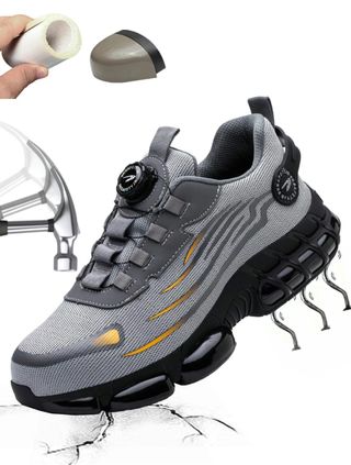 Zapatos de seguridad grises y negros 42 y43