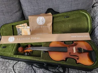 Violín Elite instrumento madera nobles 4/4 REGHIN