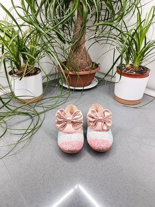 Zapatos niña brillantes talla 24