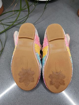 Zapatos niña brillantes talla 24