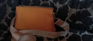 Bolso piel mostaza