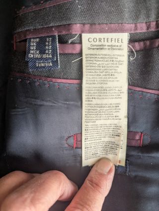 Traje de Caballero Gris Invierno Cortefiel