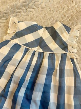 Conjunto niña Dadati cuadros azul