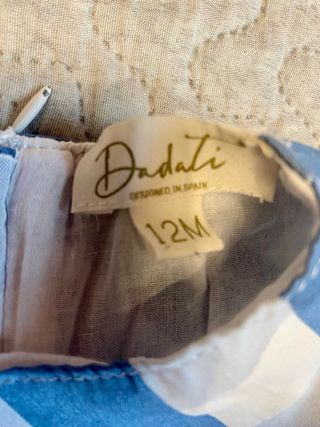 Conjunto niña Dadati cuadros azul