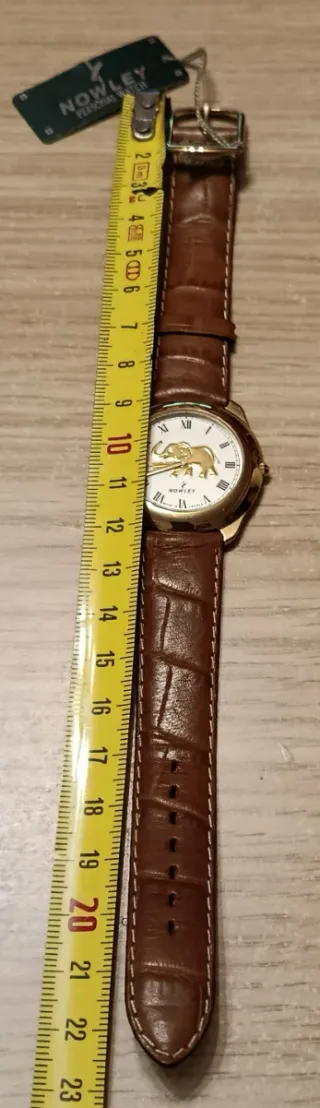 Reloj Nowley Dorado y Marrón Nuevo