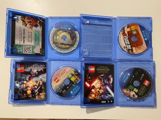 Lote 4 Juegos PS4: Lego Hobbit, Star Wars, Tony...