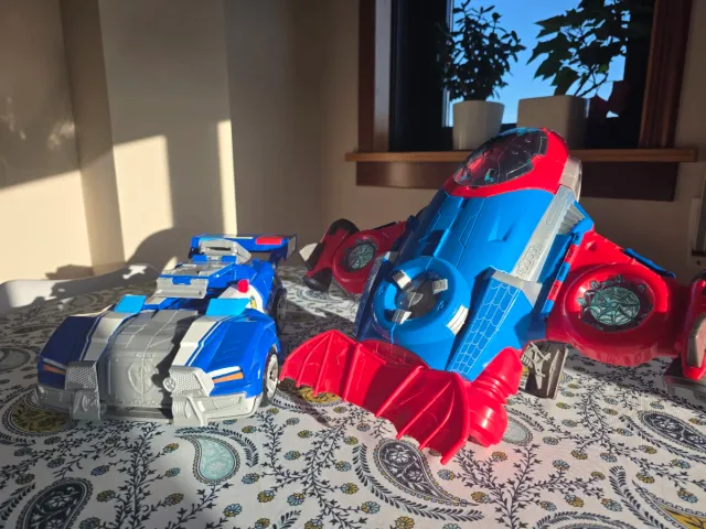 Coche Patrulla Canina y Nave Spiderman