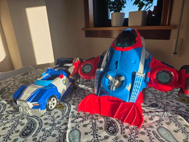 Coche Patrulla Canina y Nave Spiderman
