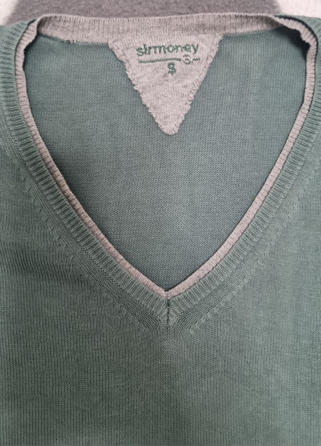 Maglia Sirmoney verde/grigia taglia S