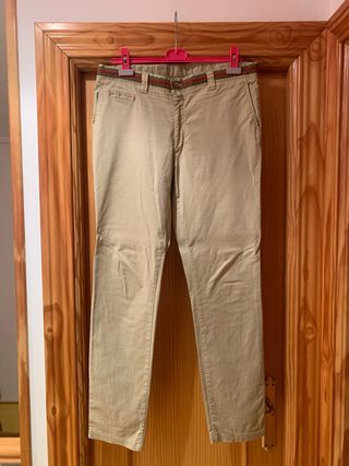Pantalón Chino Beige Montepicaza