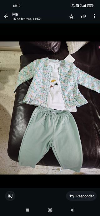 Regalo ropa de niña de 0-12 meses
