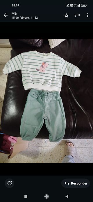 Regalo ropa de niña de 0-12 meses
