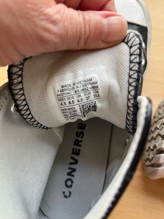Converse Lugged 2.0 Cuero Negro Talla 37