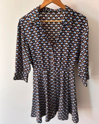 Vestido Zara estampado talla S