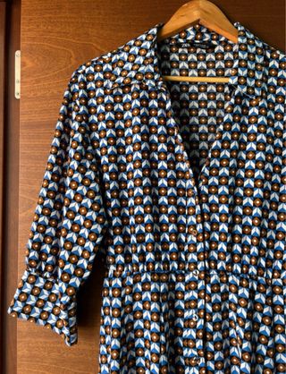 Vestido Zara estampado talla S