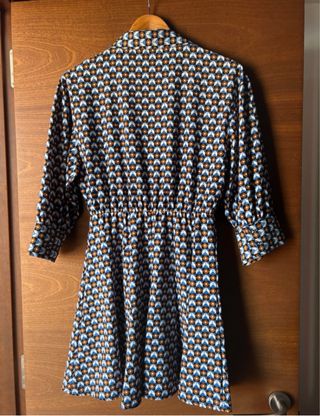Vestido Zara estampado talla S