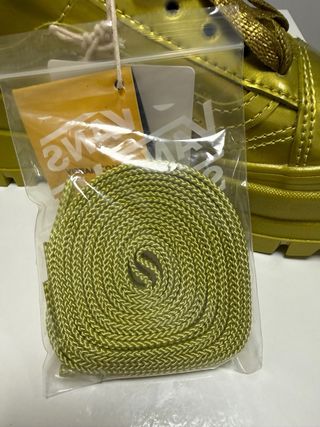 Zapatillas Vans Doradas/Verdes