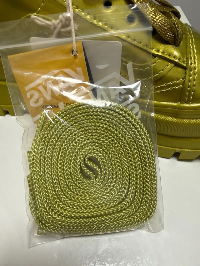 Zapatillas Vans Doradas/Verdes