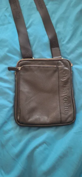 Bandolera Guy Laroche Negra Hombre