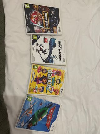 Lote 4 Juegos Wii