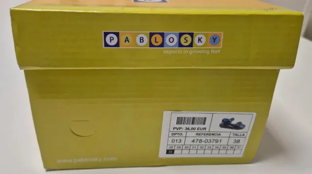 Sandalias niño Pablosky Talla 38