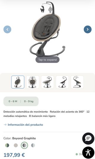 Mecedora Maxi-Cosi Cassia Beyond Graphite