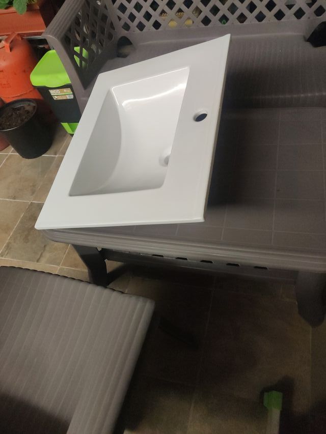 Lavabo cerámico 61x46 cm