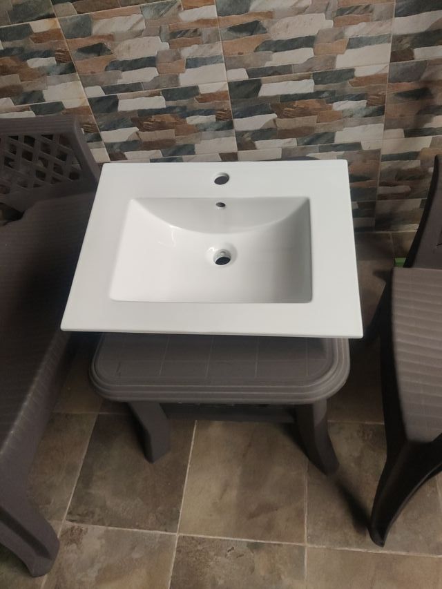 Lavabo cerámico 61x46 cm