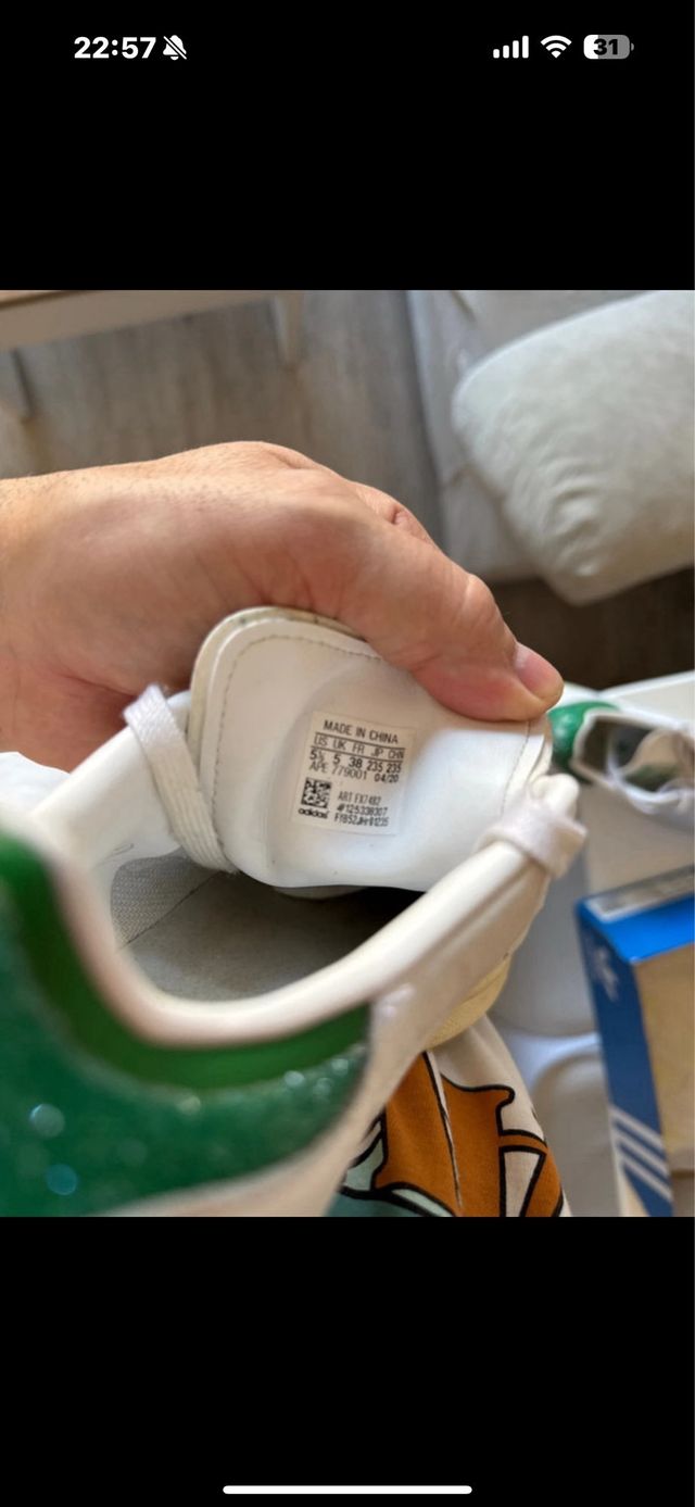 Zapatillas Adidas Stan Smith Blancas Talla 38