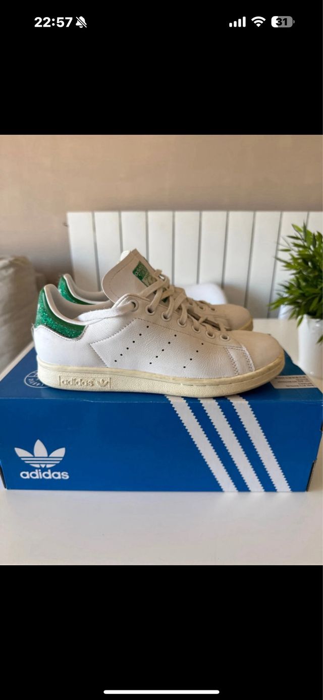 Zapatillas Adidas Stan Smith Blancas Talla 38