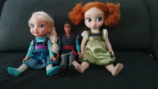 Muñecas Elsa, Ana y Kristoff Frozen