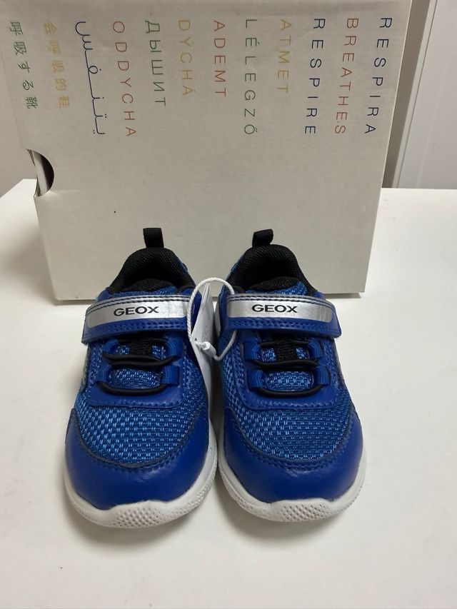 Zapatillas Geox niño azul