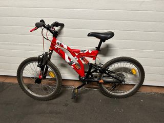 Bicicleta infantil doble suspensión 20 pulgadas
