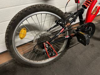 Bicicleta infantil doble suspensión 20 pulgadas