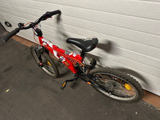 Bicicleta infantil doble suspensión 20 pulgadas