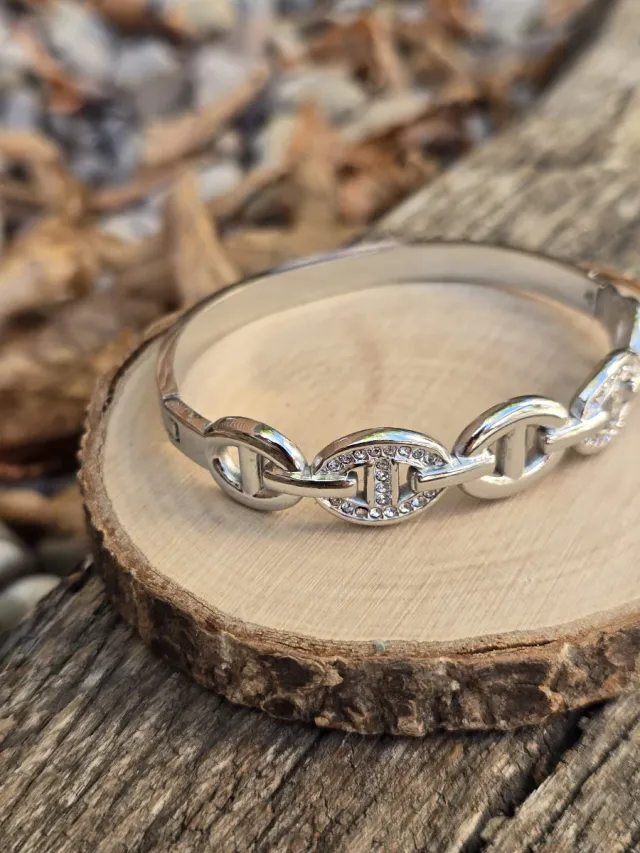 Pulsera rígida de eslabones