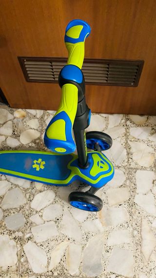 Patinete 3 Ruedas Azul y Verde