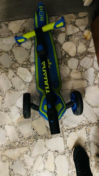 Patinete 3 Ruedas Azul y Verde