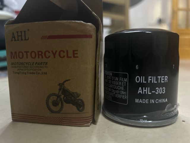 Filtro de Aceite AHL-303 para Moto