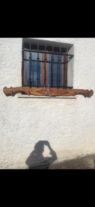 Yugo de Vacas antiguo de roble hecho a mano