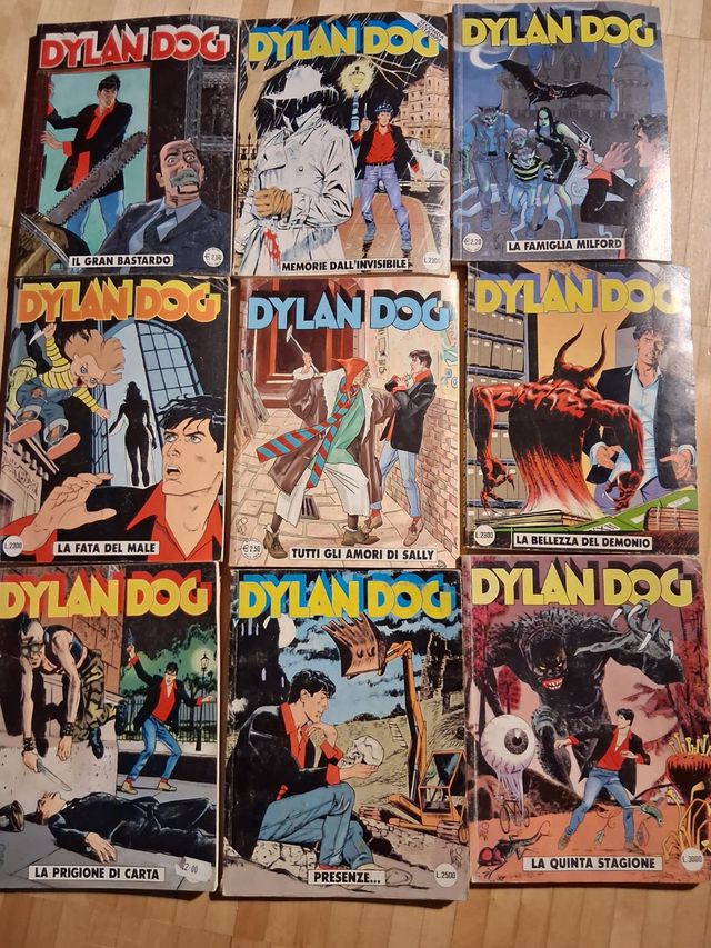 raccolta  18  fumetti dylan dog annate varie