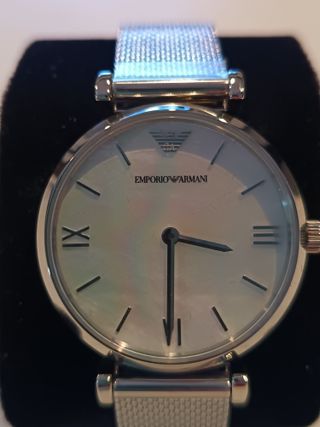 Reloj Emporio Armani Mujer Cuarzo Plata