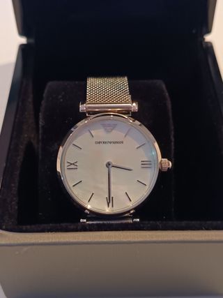 Reloj Emporio Armani Mujer Cuarzo Plata